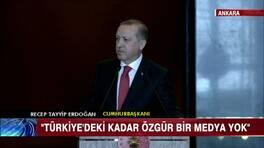 Erdoğan'dan basın özgürlüğü açıklaması!