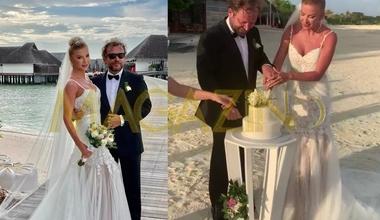 İvana Sert, Sezer Dermenci ile Maldivler'de evlendi!